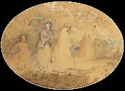 Charles conder The Meeting oil painting on canvas